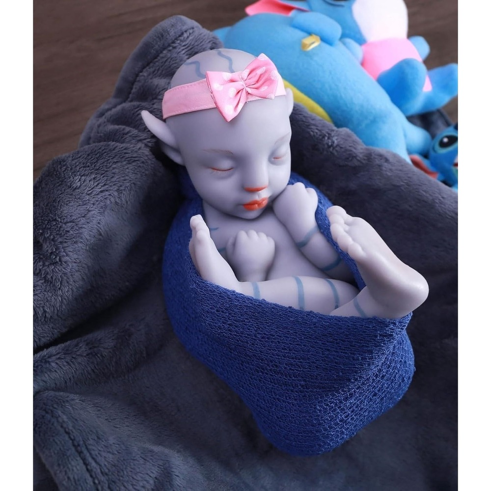 SerenDoll Soft Full Body Silicone Reborn Realistic Avatar Girl Baby Doll 18.5"